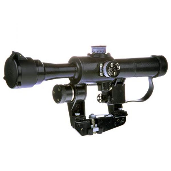BelOMO Rifle Scope 5 BelOMO POSP 4x24 T. Optical Rifle Scope. Russian Side Mount. 400m Rangefinder. 1 MOA. Combloc