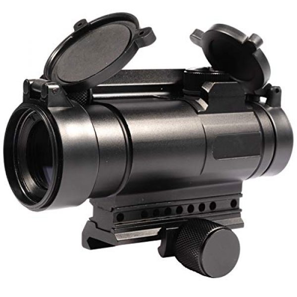 Bbrand Rifle Scope 2 Bbrand M4 1x30mm Red Green Dot Sight Side Mount Reflex Sight Micro Brightness Adjustable Red Green Dot Sight Rifle Scope, 4-5 MOA Dot Size with Len Covers