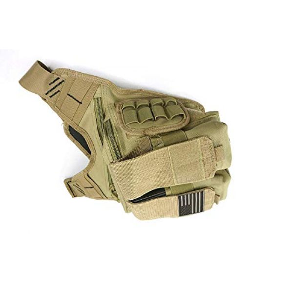 K-Cliffs Tactical Backpack 6 Rapid Deployment Push Pack Tactical Range Bag Responders Utility Sling Bags Tan