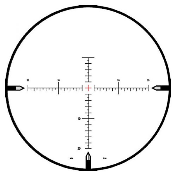 NightForce Rifle Scope 2 NightForce C507 5.5-22x56 NXS Riflescope Moar-T Reticle, Black, 30mm Tube, ZeroStop.250 MOA Adjustments
