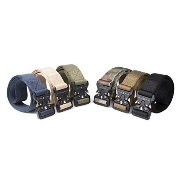 NcDe Tactical Belt 3 NcDe Tactical Military Molle Rigger Waist Belt with Heavy-Duty Quick-Release Buckle, Security Military Duty Utility Belt, Law Enforcement Belt, Camping, Hunting, Sports and Outdoor