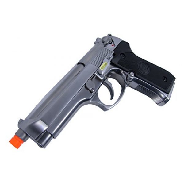 WE Airsoft Pistol 3 WE m92 gas/co2 blowback full metal - silver by we(Airsoft Gun)