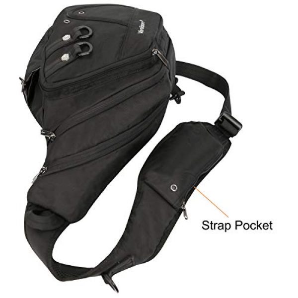 Vanlison Tactical Backpack 6 Vanlison Large Sling Bag Chest Shoulder Bag Purse Backpack Crossbody Bags for Men Women