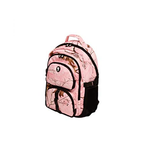 geckobrands Tactical Backpack 4 geckobrands Optivate RT18 Realtree Camouflage Backpack for School & Work