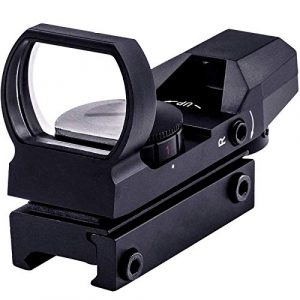 SUIYEU Rifle Scope 1 SUIYEU 1X22X33 Red Green Dot Gun Sight Scope Reflex Sight with 20mm Rail