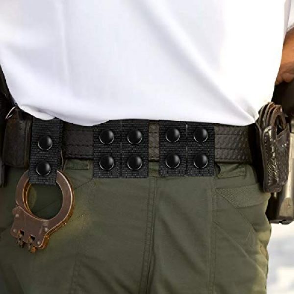 Vanmor Tactical Belt 7 Vanmor Duty Belt Keeper with Double Snaps for Outdoor Sports Belt Fixing Wide Belt Security Tactical Belt Police Military Equipment Accessories