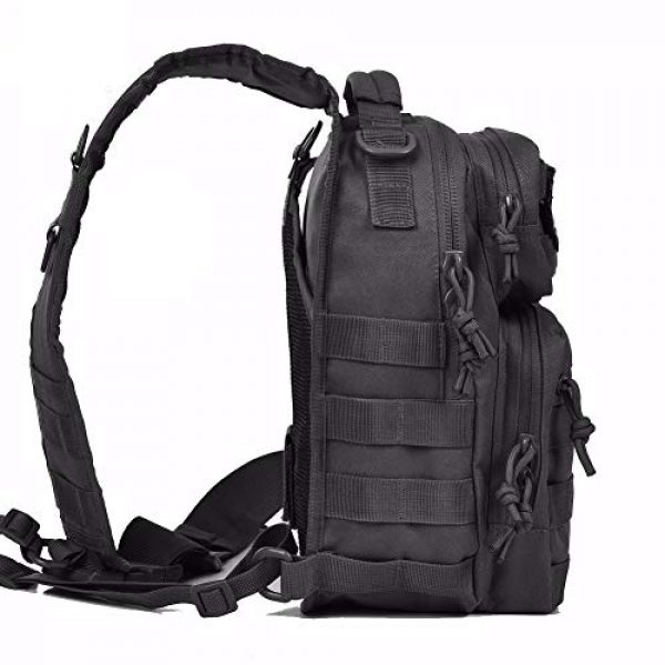 Tactic Ops Tactical Backpack 2 Tactical Sling Bag Backpack Pack Military Waterproof Assault Rover Shoulder Sling Molle Range Bag Everyday Carry EDC Diaper Bag Small Day Pack by Tactic Ops