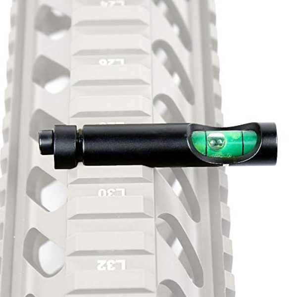 COLIBROX Rifle Scope Accessory 2 Metal Spirit Bubble Level for 20 mm Picatinny Weaver Rail Rifle Sight Scope Mount
