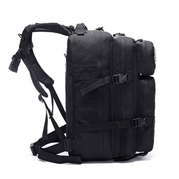 MilSurplus Tactical Backpack 2 Military Tactical Backpack for Men 40L Large Hiking Rucksack Pack Army Molle Bag for Hunting Travel Camping School