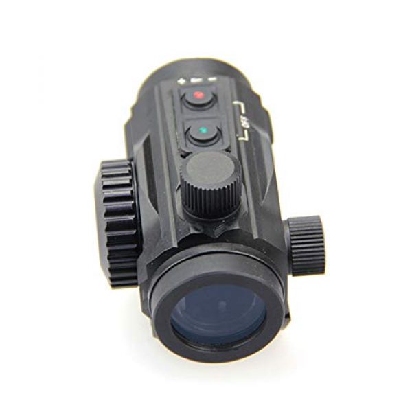 DJym Rifle Scope 3 DJym HD Silver Film Without Magnification, Red Dot Sight Shockproof Waterproof Stable Sight