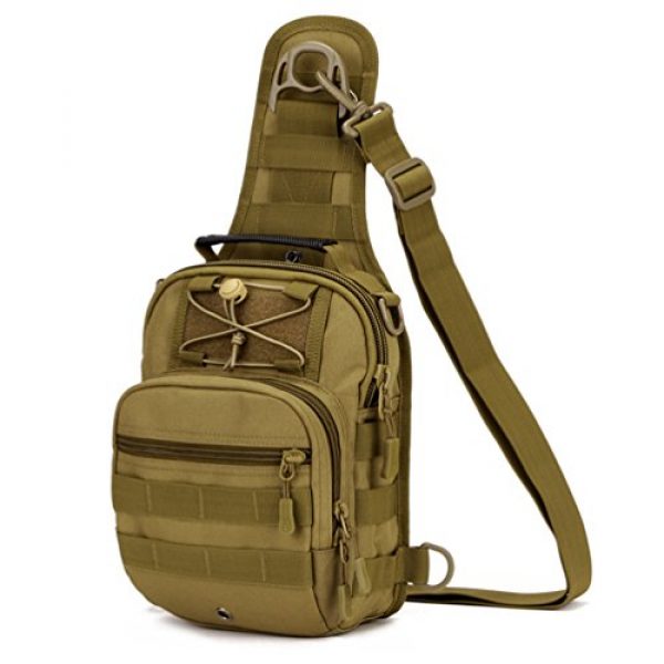 Protector Plus Tactical Backpack 1 UNISTRENGH Tactical Sling Chest Pack Large MOLLE Crossbody Shoulder Bags Gear Duty Daypack