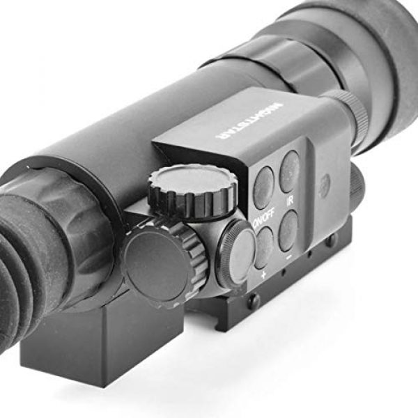 NightStar Rifle Scope 6 NightStar 2x50mm Gen-1 Tactical Night Vision Riflescope, Black, NS43250