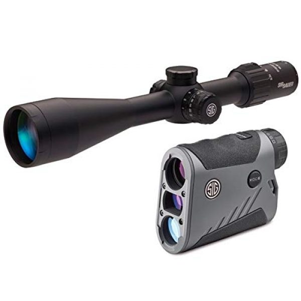 Sig Sauer Rifle Scope 1 Sig Sauer BDX Combo Kit, Kilo1600BDX LRF and Sierra3BDX Rifle Scope, 6.5-20x52mm