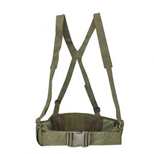 hothuishi Tactical Pouch 1 hothuishi Tactical Waist Belt Harness with Removable Suspenders, Molle Battle Suspenders, Padded Battle Belt, Adjustable Airsoft Combat Duty Belt with Comfortable Pads