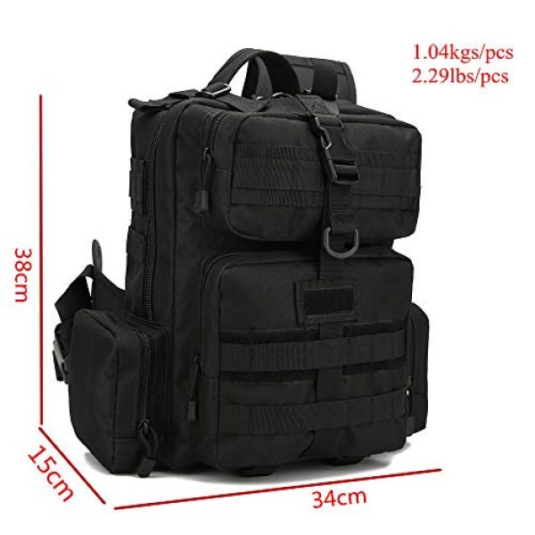 ABENAKI Tactical Backpack 2 ABENAKI Tactical Sling Bag Pack Military Sling Backpack Assault Range Bag