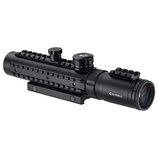 BARSKA Rifle Scope 4 BARSKA Red Cross Electro Sight Riflescope (1-3x30)