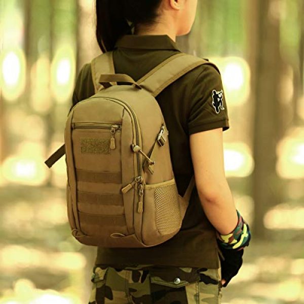 Protector Plus Tactical Backpack 3 Protector Plus Small Tactical Backpack Military School Daypack Army Assault Pack Bug Out Bag Cycling Hiking Camping Rucksack (Patch Included)