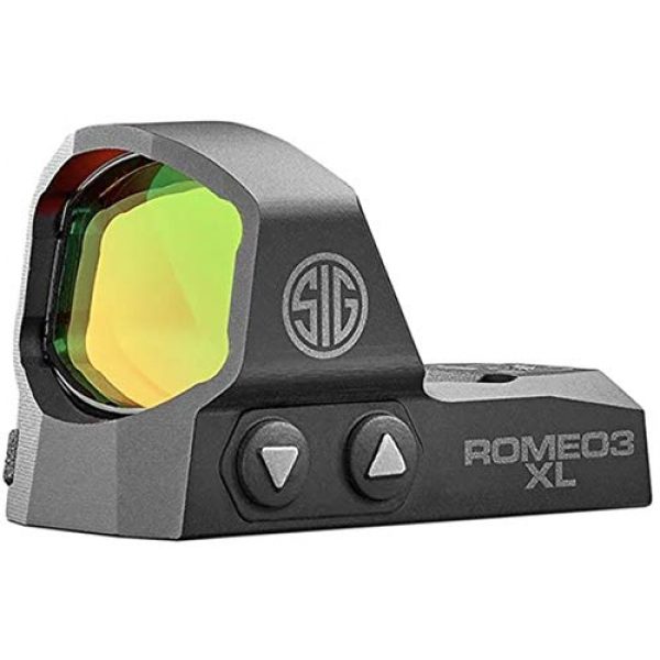 Sig Sauer Rifle Scope 1 Sig Sauer SOR32004 Romeo3 XL 1X35Mm, 6 Moa, 1.0 Moa Adjust, Black, One Size