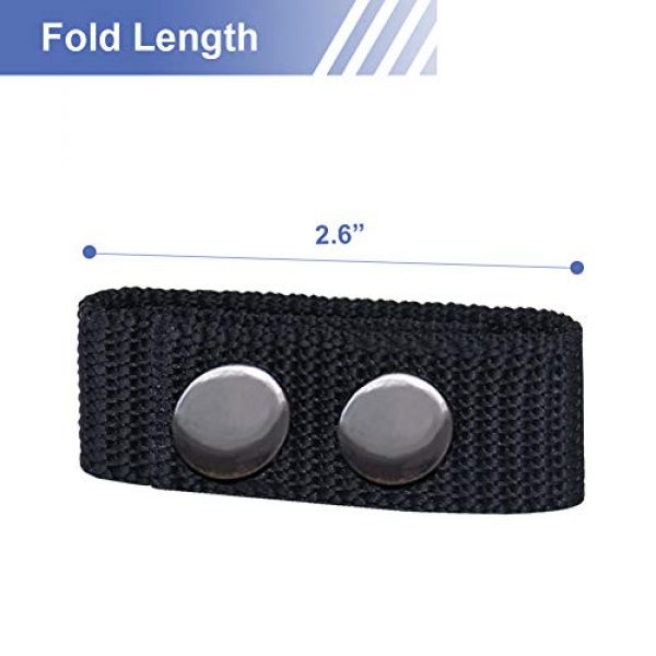 NEXT-STATION Tactical Belt 6 Next-Station Duty Belt Keeper with Double Brass Snaps Police Military Equipment Accessories