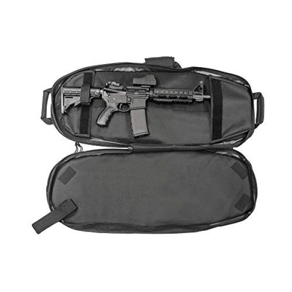 UTG Tactical Backpack 7 UTG 34" Alpha Battle Carrier Rapid Deployment Pack, Black (PVC-PSP34B)
