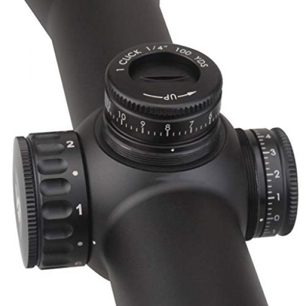 Vector Optics Rifle Scope 5 Vector Optics Continental 2-12x50 1/4 MOA 30mm Tube Second Focal Plane (SFP) Riflescope