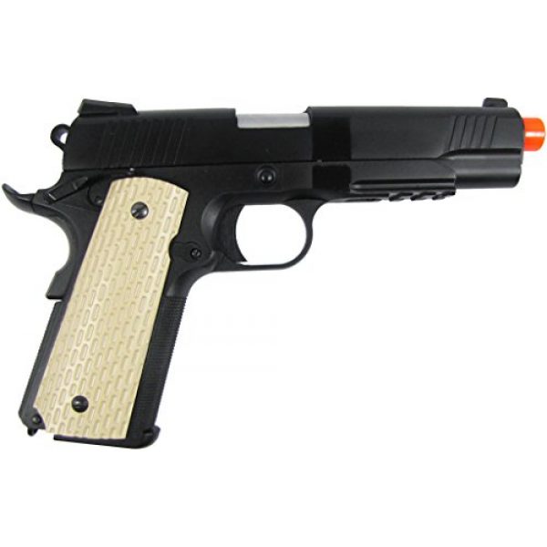 WE Airsoft Pistol 2 WE combat 191 gas blowback full metal - black(Airsoft Gun)