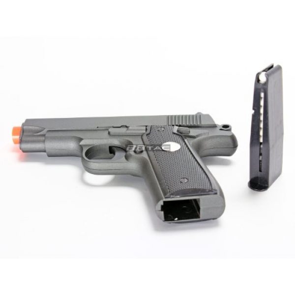 BBTac Airsoft Pistol 7 bbtac bt-g2 full metal slide body sub compact 240 fps spring airsoft gun and tactical skeleton hammer(Airsoft Gun)