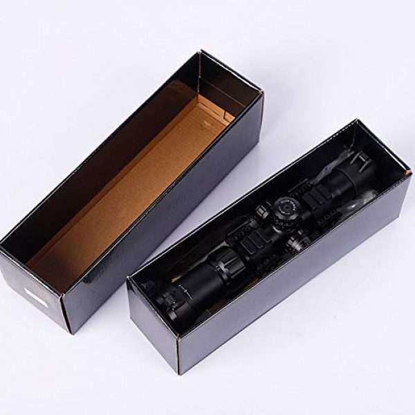 DONGYUCHUN Rifle Scope 4 DONGYUCHUN Sight Holographic Sight 1.5-4/30 Comes with Guide Rail Bracket Sight, red and Green Lights Alternate