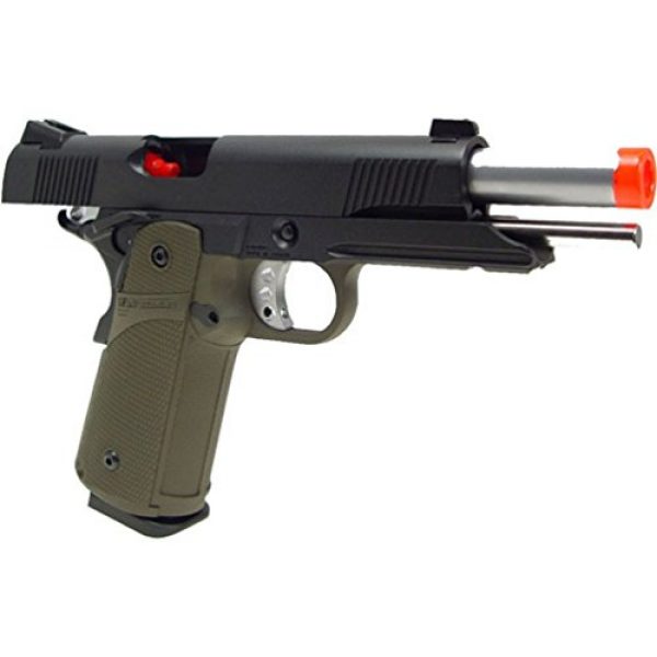 KJW Airsoft Pistol 5 gbb-615g - KJW full metal semi auto gas blowback pistol with free target trip tent(Airsoft Gun)