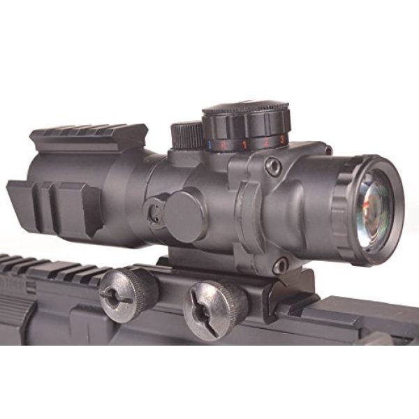 OZARK ARMAMENT Rifle Scope 3 Ozark Armament 4X Magnified Optic with Illuminated BDC Reticle - Rifle Scope