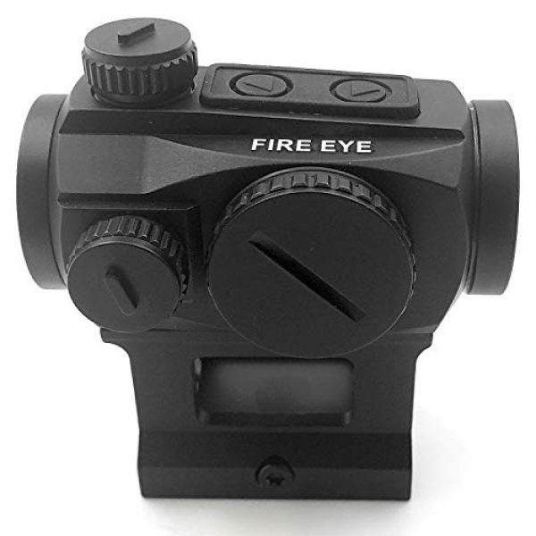 AYIN Rifle Scope 3 AYIN Sights FireEye 1x22 Tactical/Hunting Red Dot with 1 Inch Riser, Low Profile Mount & Scope Cover