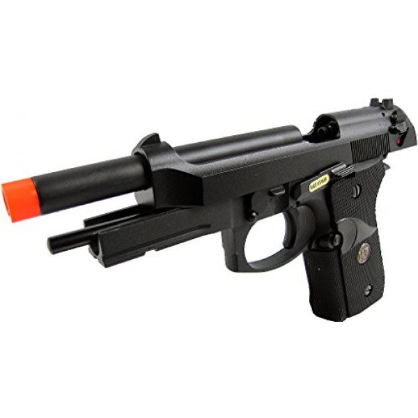 WE Airsoft Pistol 2 WE meu m92 gas/co2 blowback full metal - black(Airsoft Gun)
