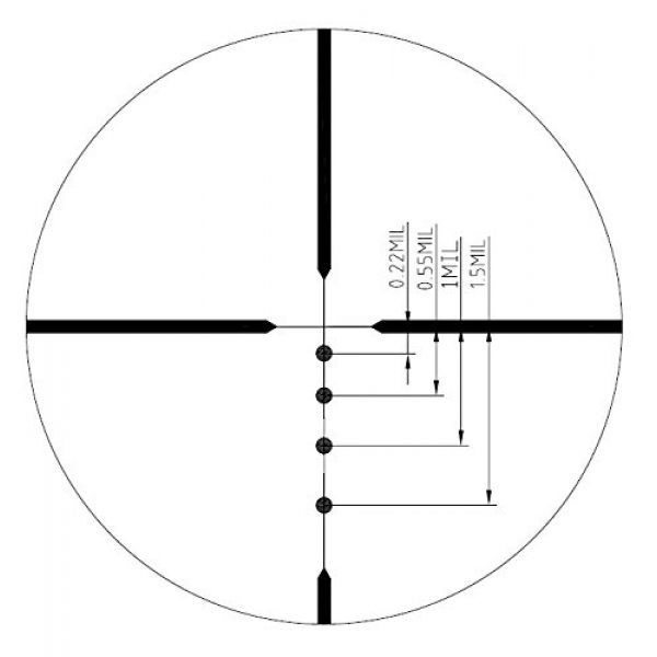 Barra Rifle Scope 6 Barra Rifle Scope, Hero FT 2-10X44 [Made in Japan] for Hunting and Tactical Shooting [Long Range Precision] BDC Reticle