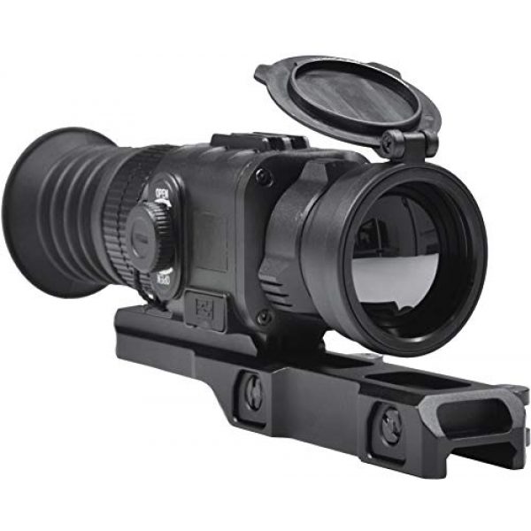PRG Defense Rifle Scope 2 PRG Defense 33093455006PM21 Model Python TS50-Micro Compact Short/Medium Range Thermal Imaging Rifle Scope, 384x288 Resolution, 50mm Lens, 7.4°x5.6° Field of View, 5m Close-up Range, 60m Eye Relief