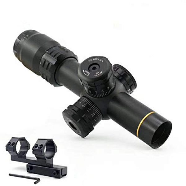 DONGYUCHUN Rifle Scope 5 DONGYUCHUN Rifle Scope 2-820 Rifle Scope with Base Adjustable up and Down