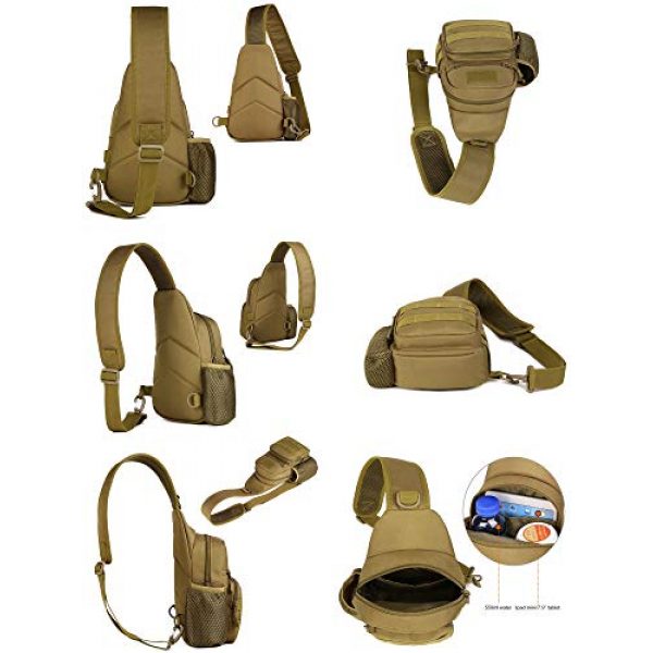 Huntvp Tactical Backpack 5 Huntvp Small Tactical Sling Chest Pack Bag Molle Daypack Backpack Military Crossbody
