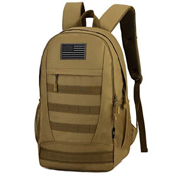 ArcEnCiel Tactical Backpack 1 ArcEnCiel Motorcycle Backpack Tactical Military Bag Army Assault Pack Rucksacks with Patch - Rain Cover Included
