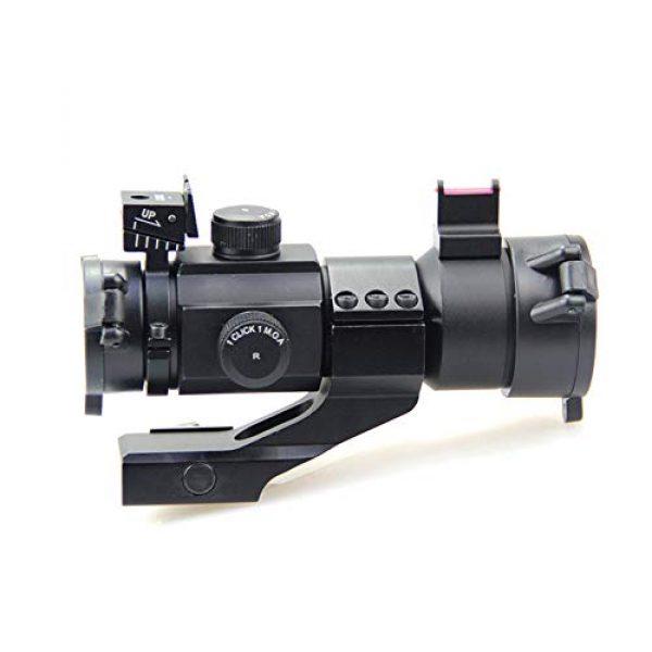 DJym Rifle Scope 4 DJym Silver Film Non-Magnification Sighting Inner Red Dot Sighting Fast Sighting Shockproof Waterproof Sight