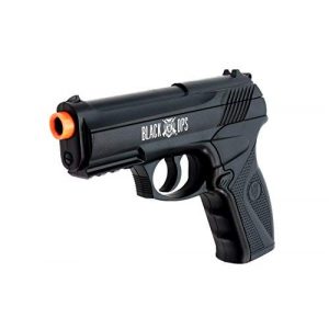 Black Ops Airsoft Pistol 1 Black Ops BOA Semi Automatic Airsoft Pistol - C02 Powered Airsoft BB Pistol - Shoot 6mm BBs