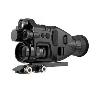 DYCOME Rifle Scope 1 Night Vision Rifle Scope, Digital Goggles Monocular for Nightfall Total Darkness Night Vision Caucus Riflescope for Outdoor Hunting, Save Videos, with Bracket