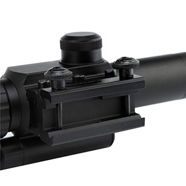 DJym Rifle Scope 4 DJym 4X25 Sight, Universal Sight Hunting Rifle Scope, Waterproof, Anti-Fog and Shockproof