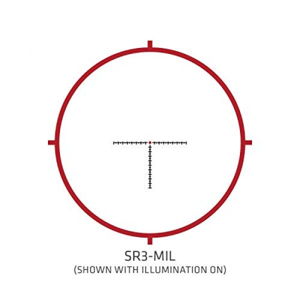 Crimson Trace Rifle Scope 6 Crimson Trace CTL-3105 1-5x24mm 3 Series Short-Range Tactical Riflescope with FFP, Illuminated MIL Reticle and Zero Reset for Shooting, Competition and Range