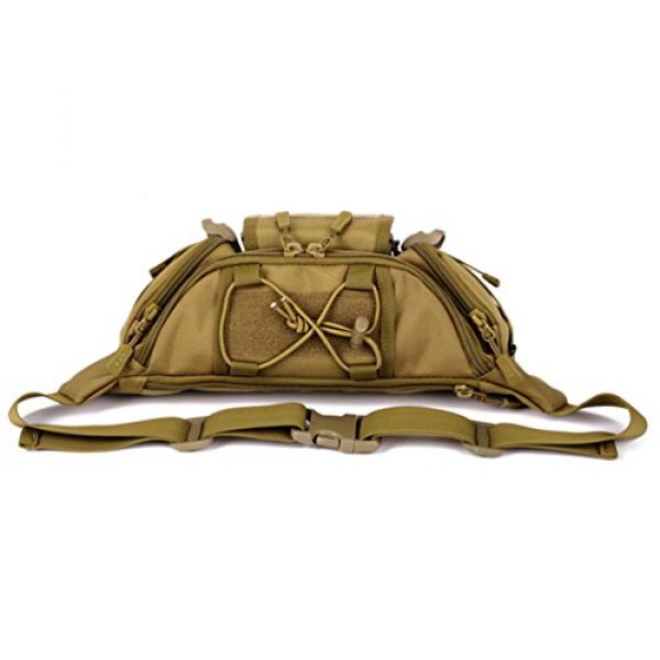 Unistrengh Tactical Pouch 2 UNISTRENGH Tactical Waist Pack Military Fanny Belt Pouch Waterproof Bum Bag for Outdoor Climbing Fishing Running Hunting