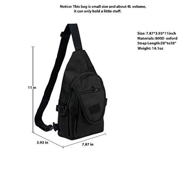 Saigain Tactical Backpack 2 Saigain Sling Bag Shoulder Backpack Crossbody Small Chest Daypack for Hiking Travelling Cycling Men Women