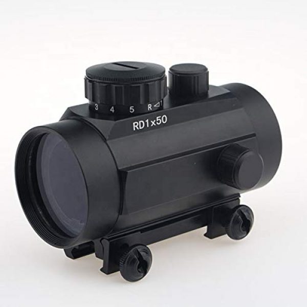 Fashion Sport Rifle Scope 2 Fashion Sport Red dot Sight Scope Tactical 1X50 5 Brightness for Diverse MOA Illuminated Red Green Dot Tactical Pistol and Rifle Scope