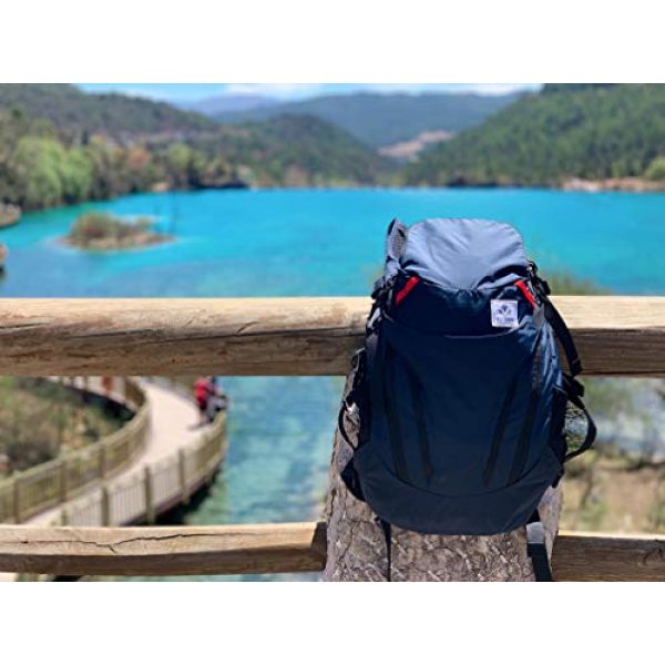 4Monster Tactical Backpack 6 4Monster 28L Ultralight Travel Backpack Foldable Hiking Camping School Sports Packs Laptop Daypack Outdoor Casual Waterproof Bag Navy Classic Sporty Style for Men Women