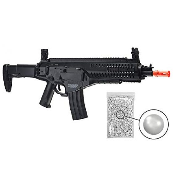 Wearable4U Airsoft Rifle 1 Wearable4U Umarex EF Beretta Arx 160 AEG Competition Electric Air Soft BB Rifle with Included Battery and Charger Pack of 1000ct BBS Bundle (Black)