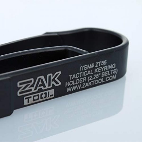 ZAKTOOL Tactical Pouch 4 Police Zak Tool ZT55 Tactical Stealth Black Extreme Duty Key Ring Holder