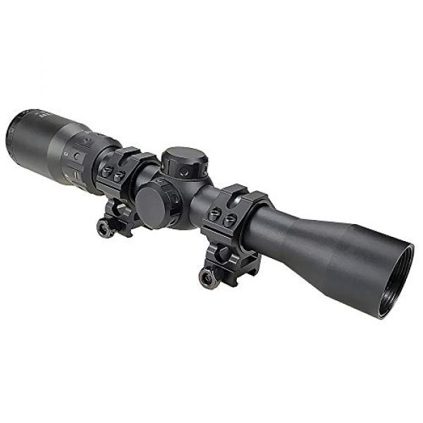Persei Rifle Scope 1 Persei Optics Rifle Scope 1-inch Tube 2-7x 32mm 1/10 MOA Adjustments Mil-Dot Reticle with Medium Profile Scope Rings