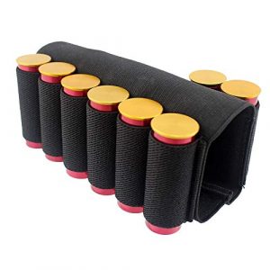 FIRECLUB Tactical Pouch 1 FIRECLUB Tactical Molle 8 Shell Holder Cartridge Bullet Shell Bandolier Belt 12/20 Gauge Ammo Holder for Tactical Military Hunting (51.2'' x 1.98'')